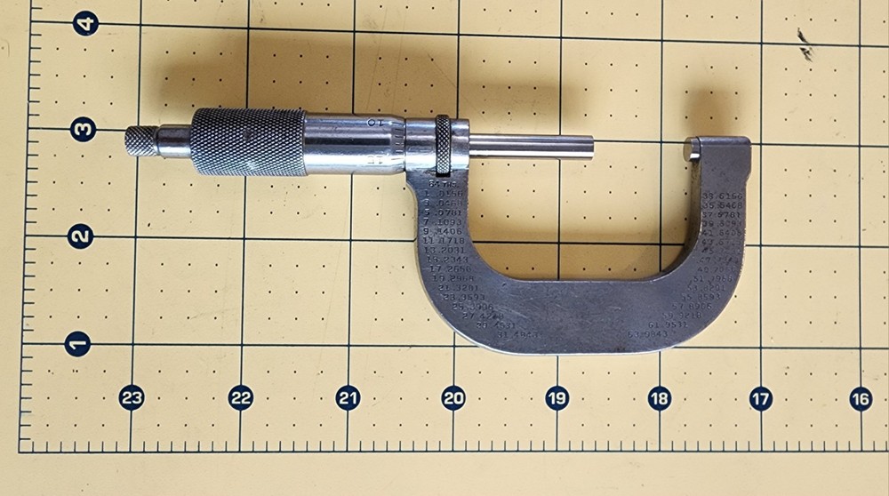 STARRETT. NO. 2 1"-2" OUTSIDE MICROMETER