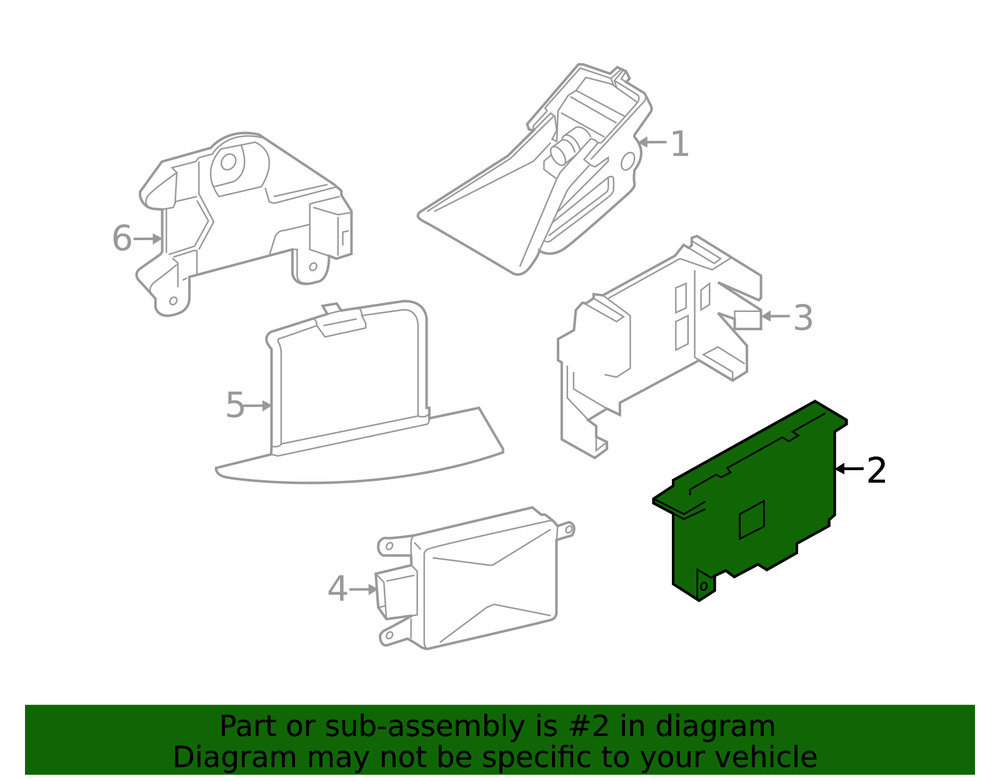 Genuine BMW Control Module 66-51-5-A35-0D2