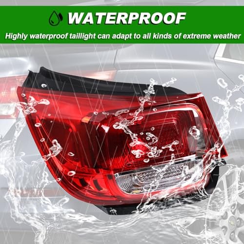 Tail Light Compatible with 2013 2014 2015 Chevy Malibu LT LS Left Driver Side