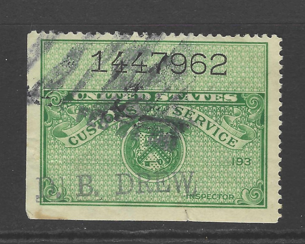 Bigjake:#CB-114, Customs Baggage Ticket