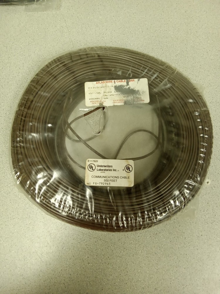 Underwriters Laboratories Inc. Communications Cable 500ft FG-792945