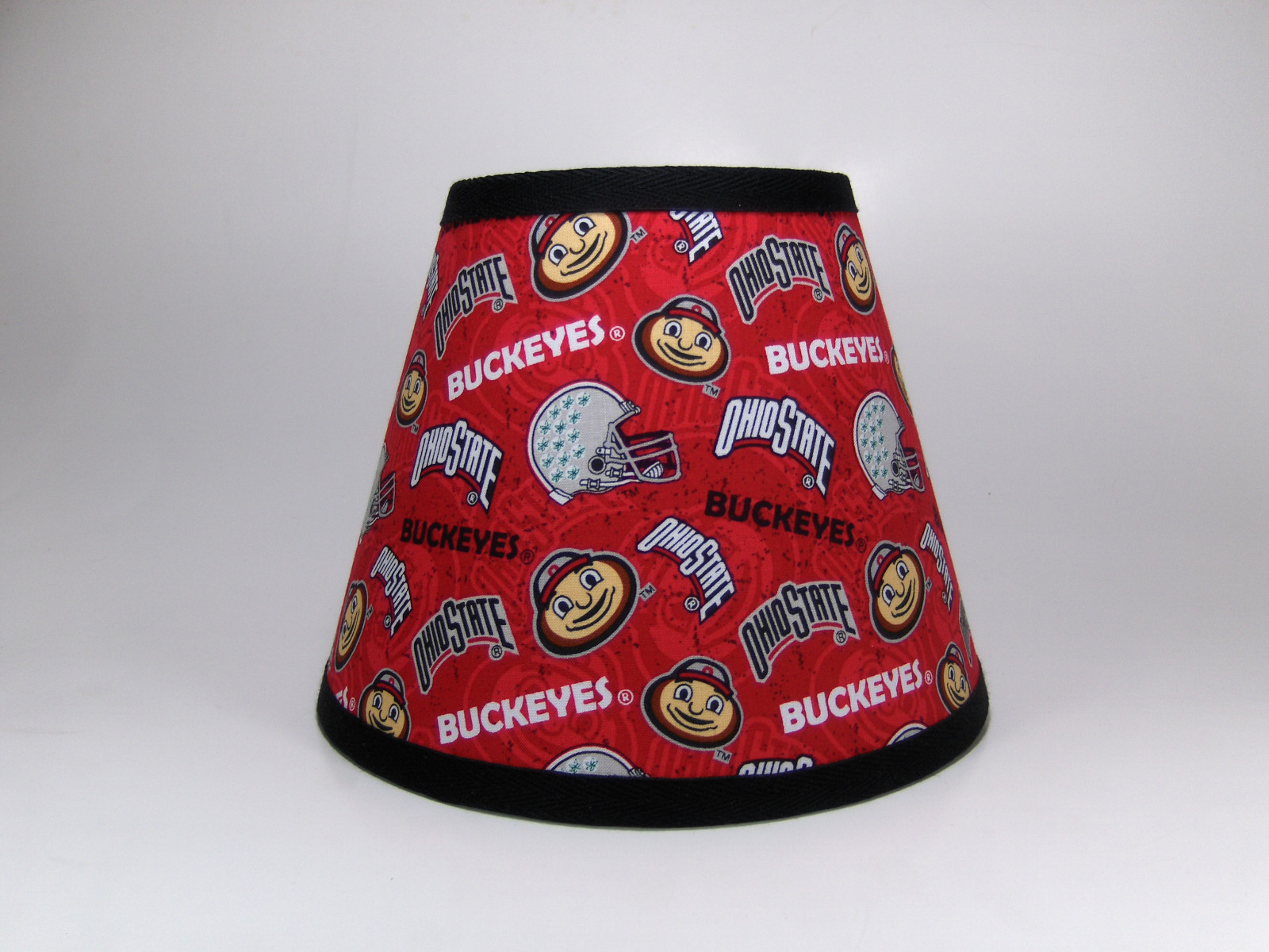 Ohio State University Buckeyes Helmet Fabric Lamp Shade Lampshade NCAA Handmade
