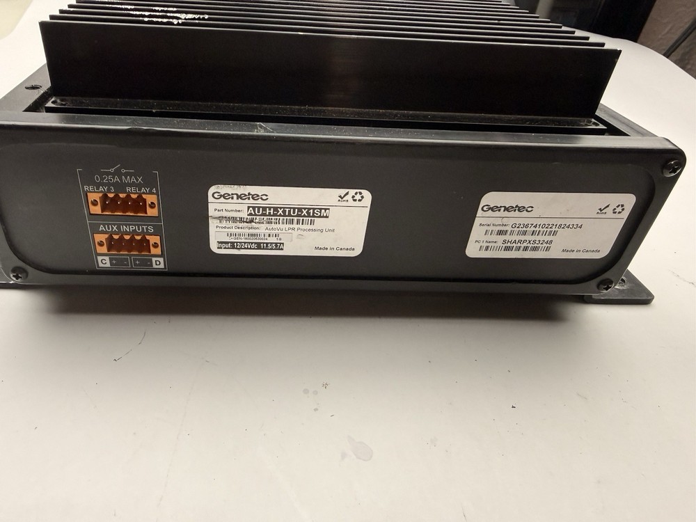 Genetec AutoVu LPR Processing Unit - AU-H-XTU-X1S -