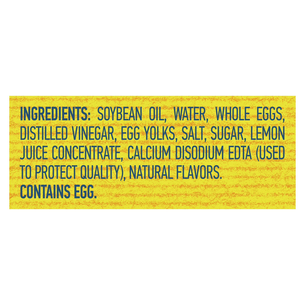 Hellmann's Real Mayonnaise, Deviled Egg Sandwich Spread Condiments, 30 Fl oz Jar