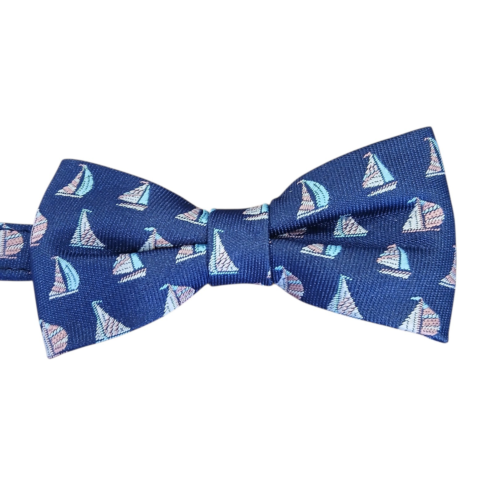 Janie and Jack Nautical Bow Tie- Sailboat Navy Blue adjustable 2-5yr NWT Party