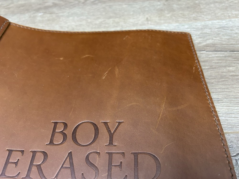 SIGNED AUTOGRAPHED Boy Erased Leather Bound Movie Script Screenplay