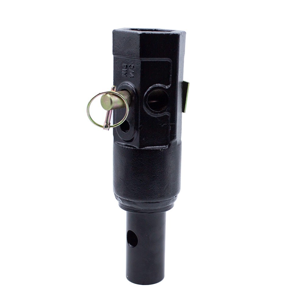 Auger Adapter Conversion 2 inch female Hex to 2" Male Round Auger Bit Bolt Pin