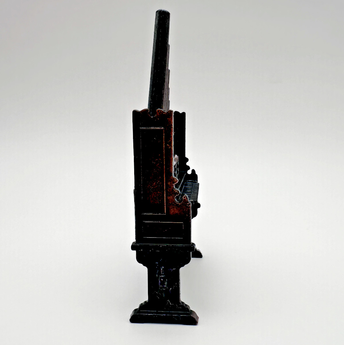 VINTAGE MINIATURE CAST IRON PIPE ORGAN - PENCIL SHARPENER - BOX - A427