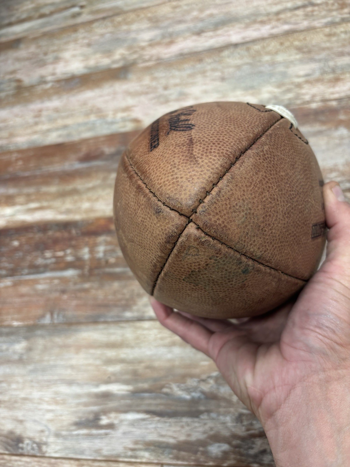 2006 Denver Broncos Team Stamped Practice Used NFL Wilson The Duke Football