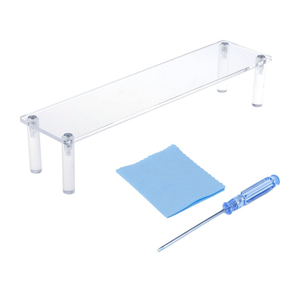 Acrylic Riser Clear Display Risers Stand Tabletop Display Risers Rectangular ...