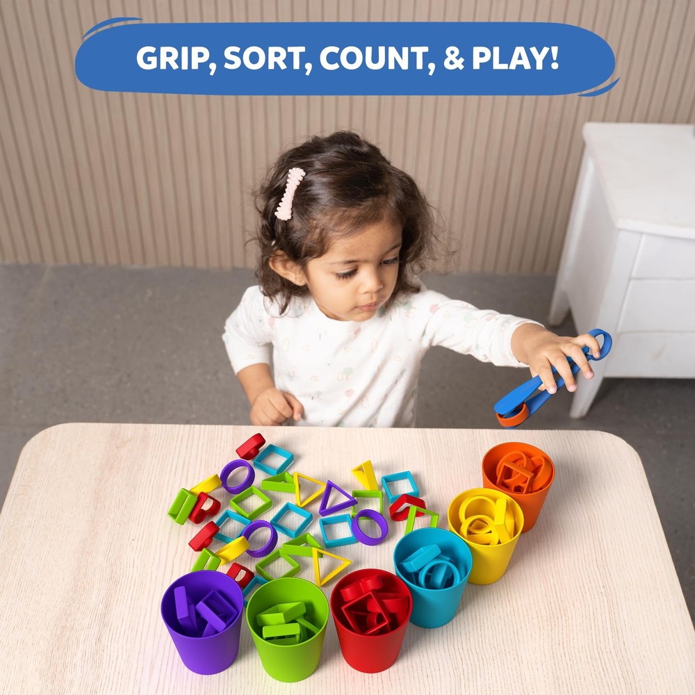 Silicone Rainbow Sorting Game - Learning & Educational Toy, Christmas Fun, So...