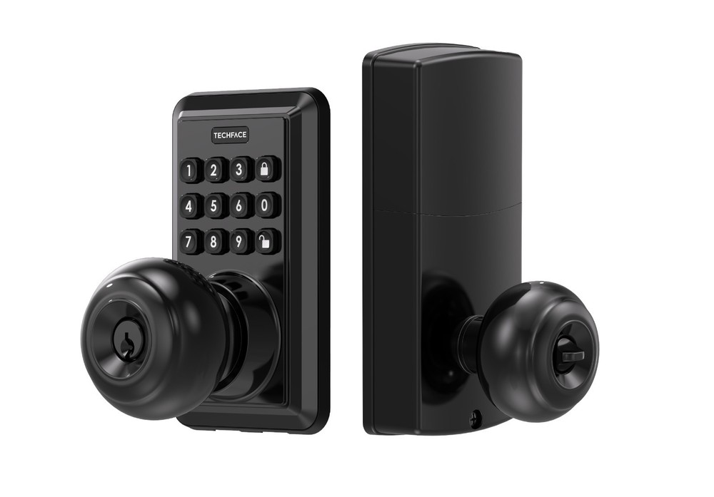 Heavy duty Keyless/Keypad Entry Door Lock with Handle Black