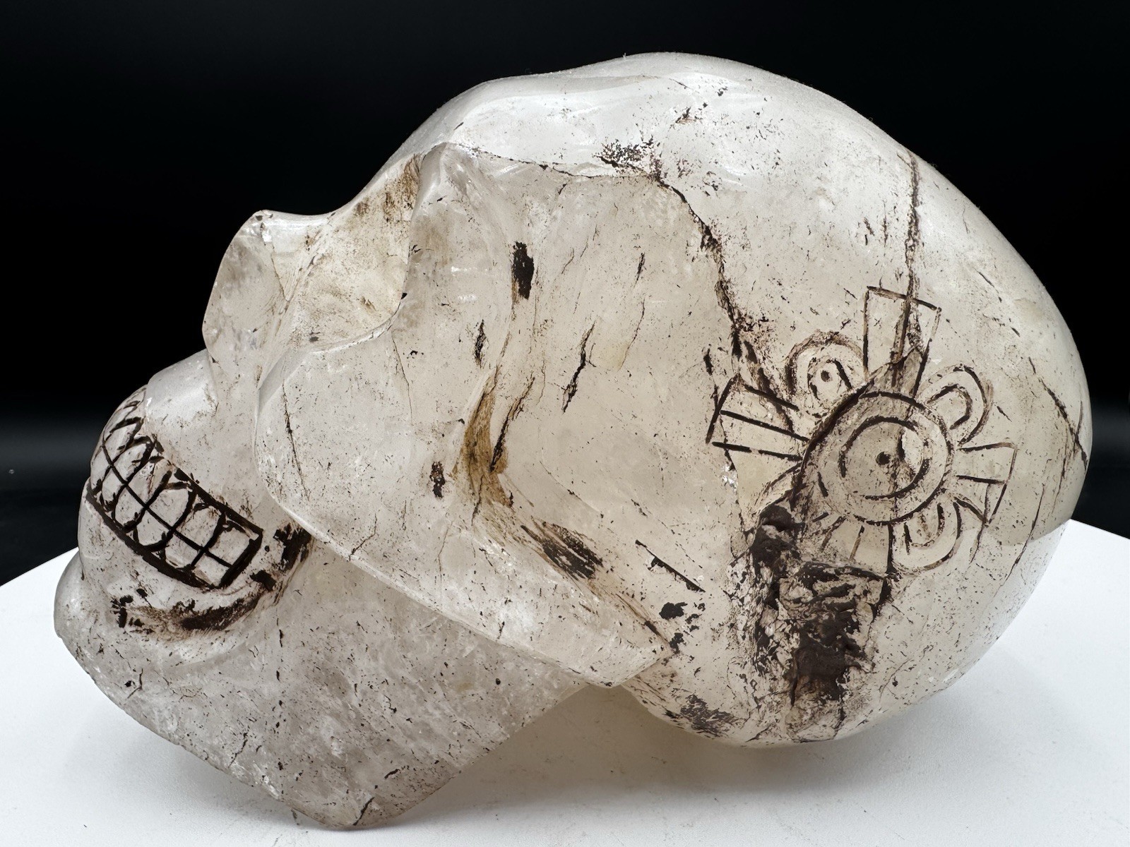 Quartz Crystal Skull Tula Mexico Anunakki Ancient Alien Ojuelos