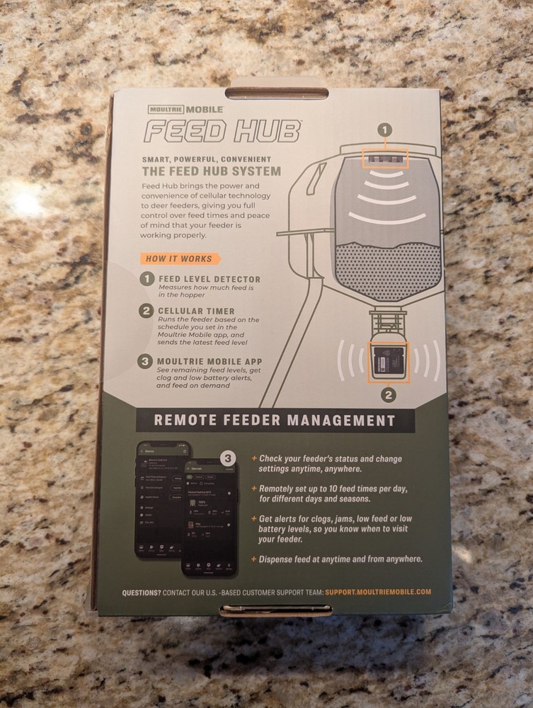 Moultrie Mobile Feed Hub Universal Cellular Timer - New Sealed Box