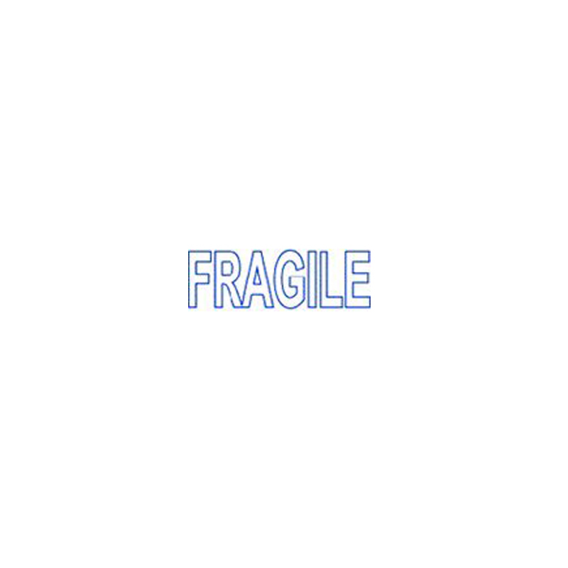 FRAGILE Self-Inking Stamp -Blue