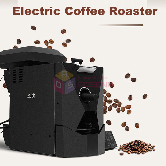 Electric Coffee Bean Roaster Simulate Direct Fire Coffee Drum Roasting Machine