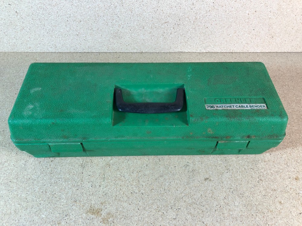 Greenlee 796 Ratchet Cable Bender W/Case