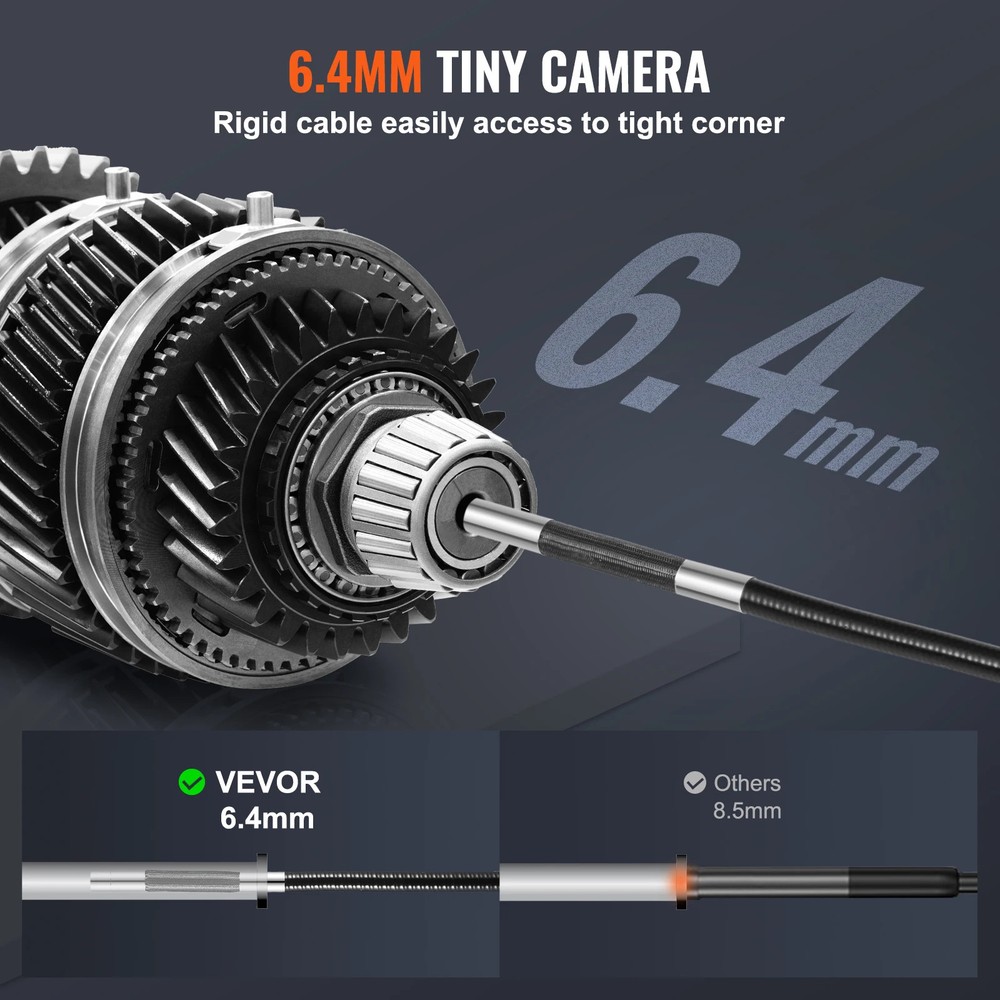 Articulating Borescope Camera withLight Two-way Articulated Endoscope Inspection