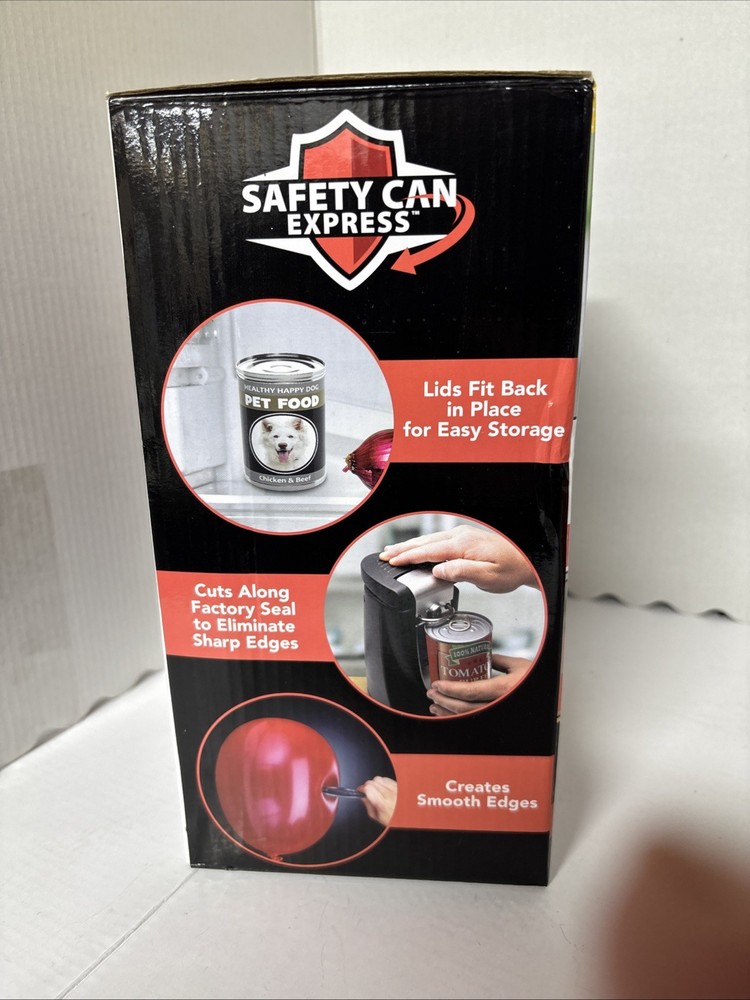 Safety Can Express Smooth Edge automatic Can Opener NEW Bulbhead