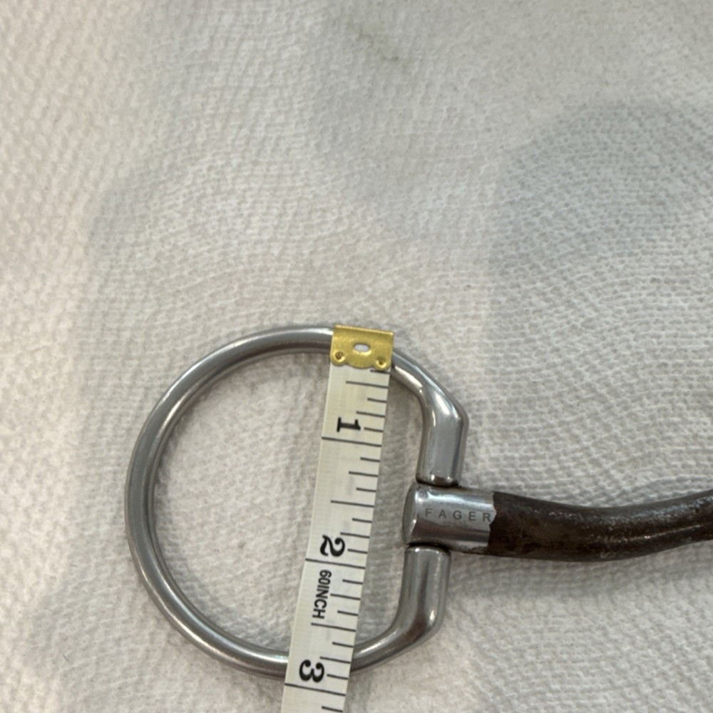 Fager Alexander Sweet Iron Fixed Ring snaffle 5 3/4 145mm