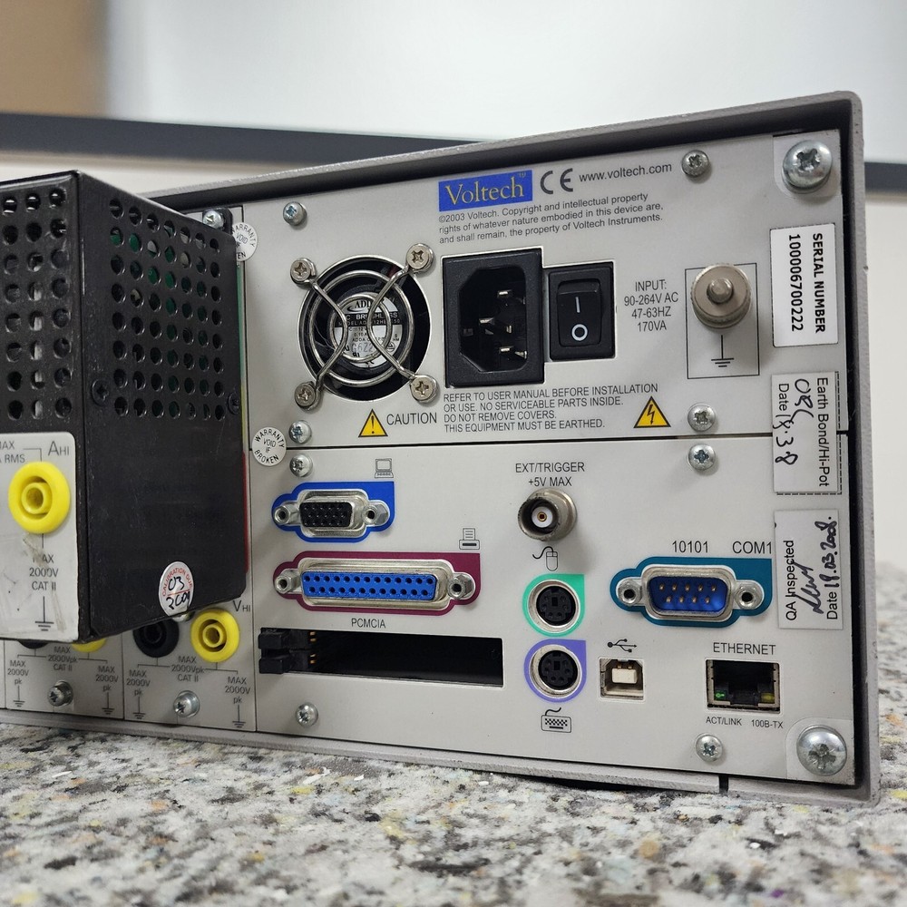 Voltech PM6000 Universal Power Analyzer Calibrated