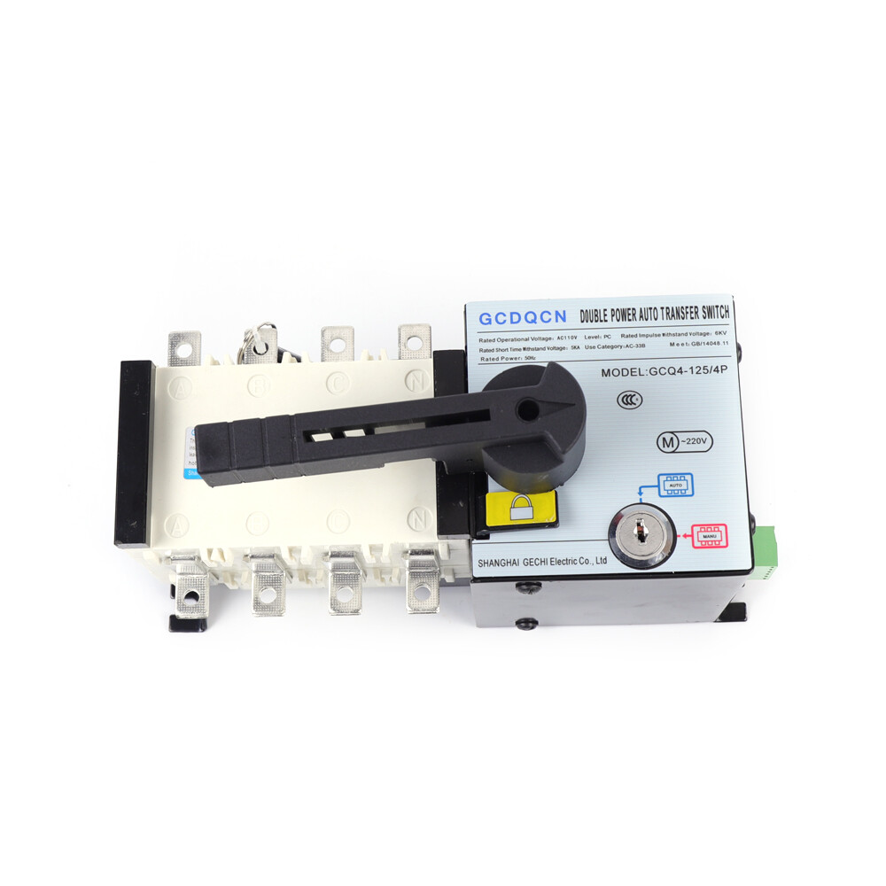 100A Automatic Changeover Transfer Switch Isolation Type Dual Power ATS 500V
