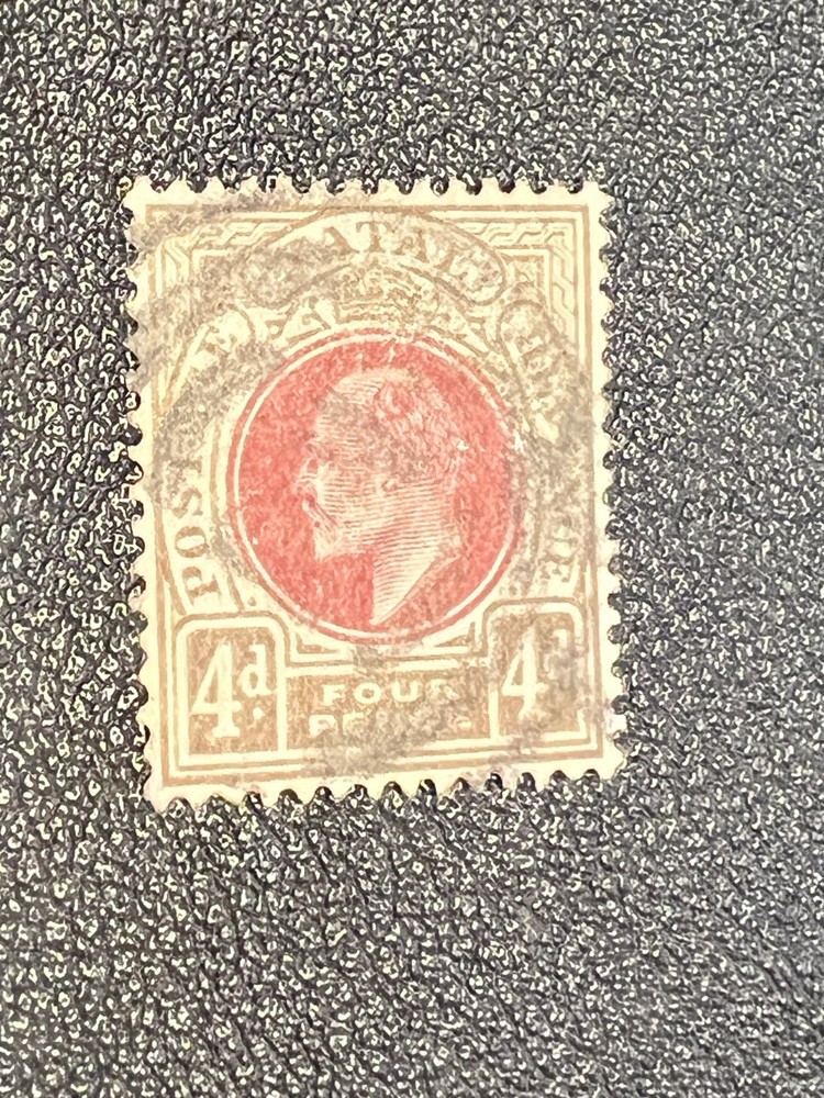 Natal stamp 104 used
