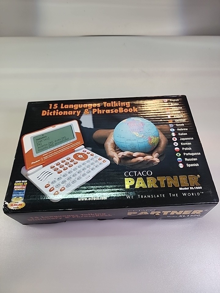 ECTACO PARTNER XL1500 15 Languages Talking Dictionary & Phrasebook.