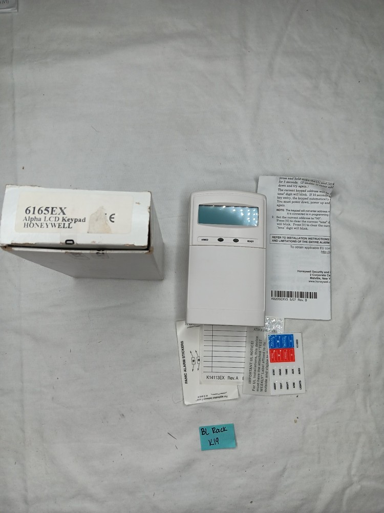 Honeywell 6165EX Alpha LCD Keypad