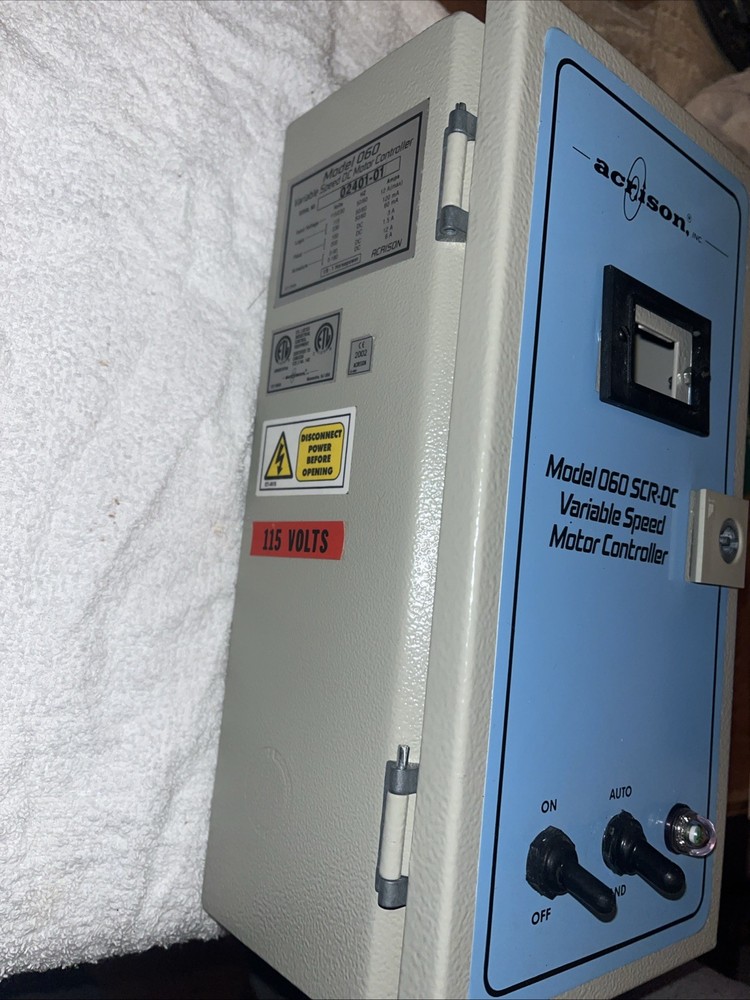 New Acrison Inc. Model 060 SCR-DC 1103 Variable Speed Motor Controller Free Ship