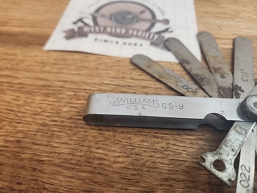 Williams GS-9 Feeler Gauge Set