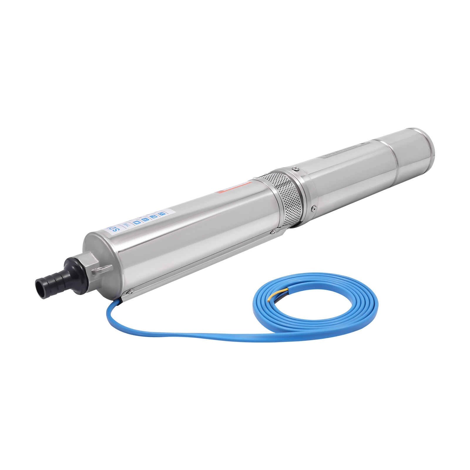 1.0 HP Water Well Pump Stainless Steel Deep Well Submersible Pump 3420RPM 750W!