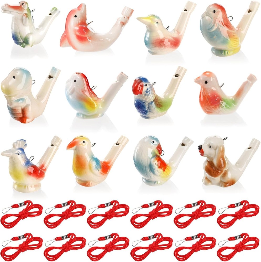 Multicolor Bird Whistles Set - Imaginative Play