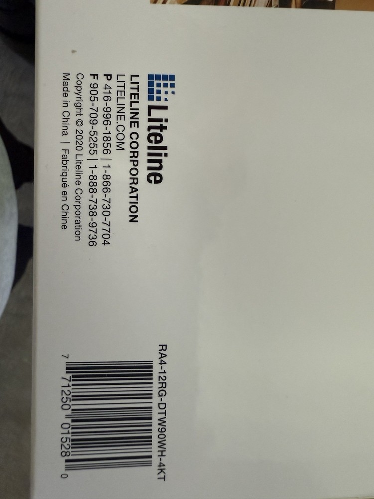 Liteline 4 Pack Recessed Cans With controller