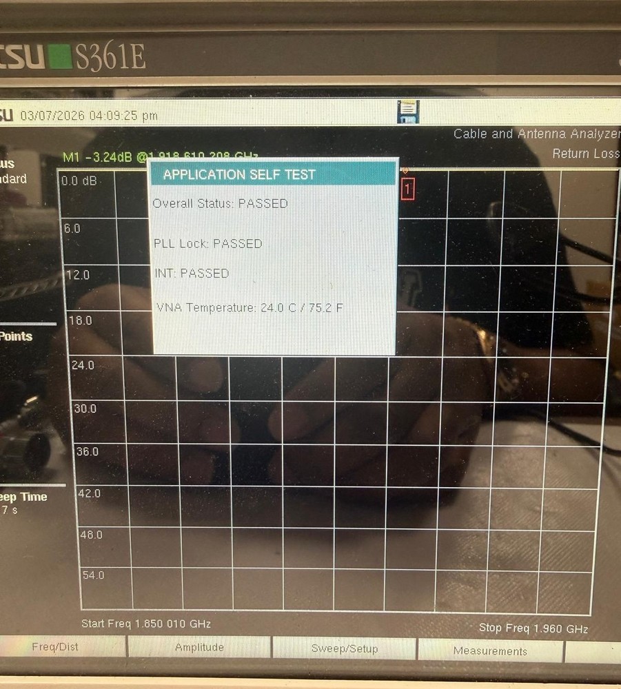 Anritsu S361E SiteMaster Cable and Antenna Analyzer Site Master OPT 19