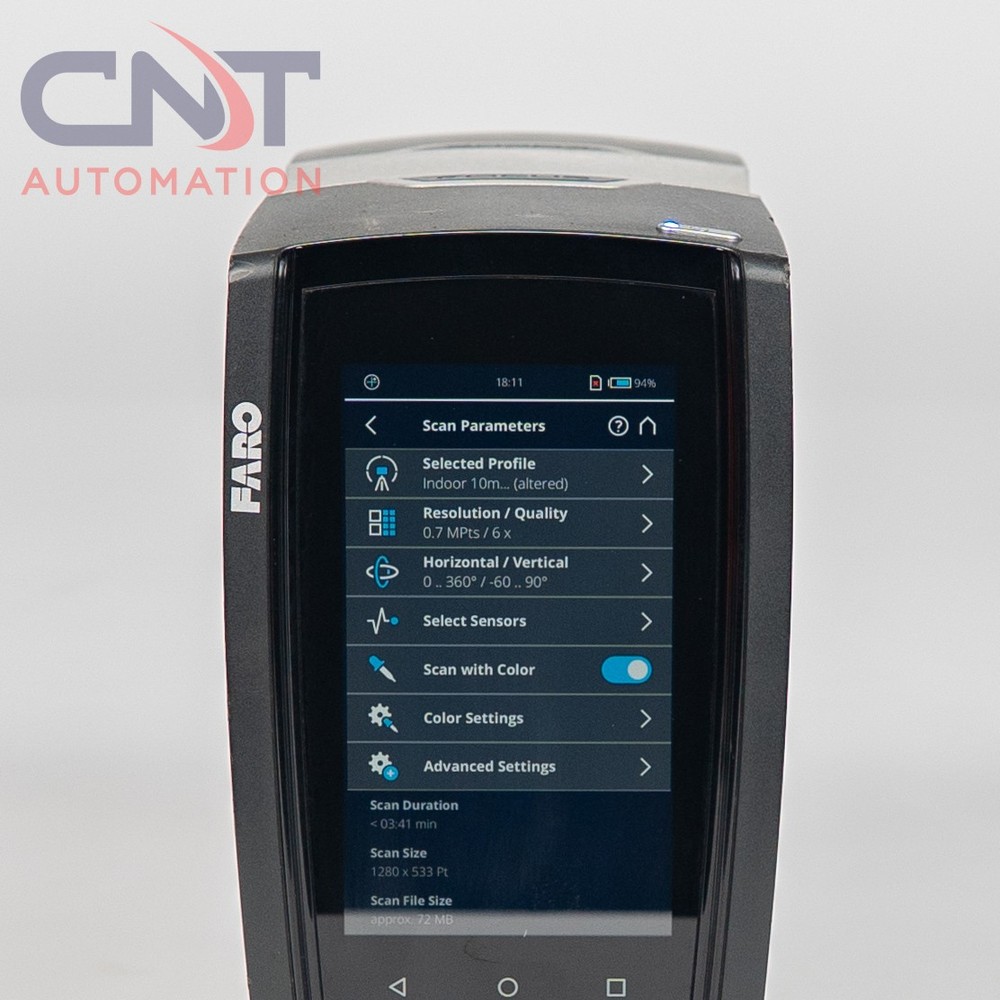 Faro Focus S70 3D High-Speed Terrestrial Laser Scanner With Reference Spheres