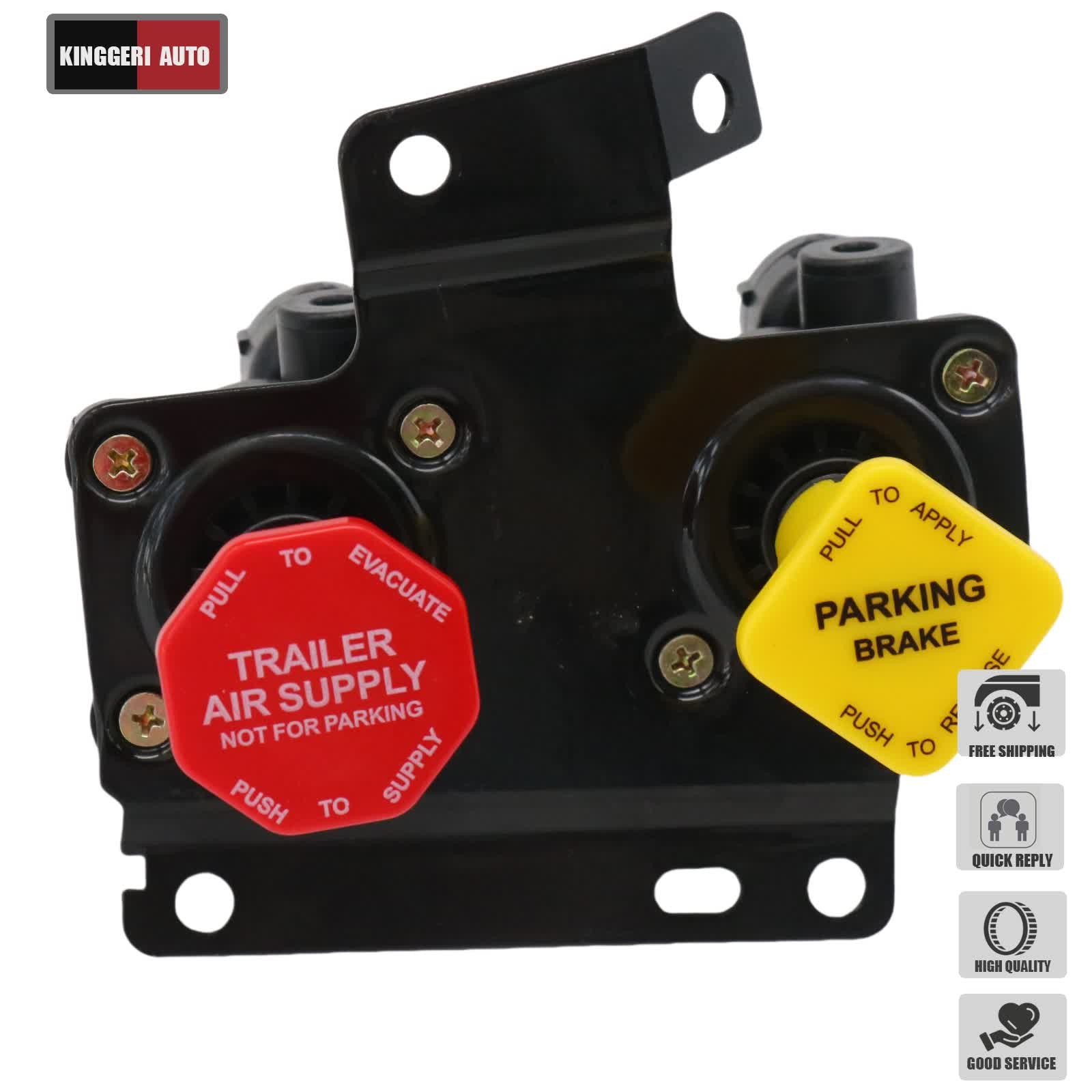 For Volvo VNL Dash Valve Dual Park Brake With 5 Ports 24340522 21315044 K035691