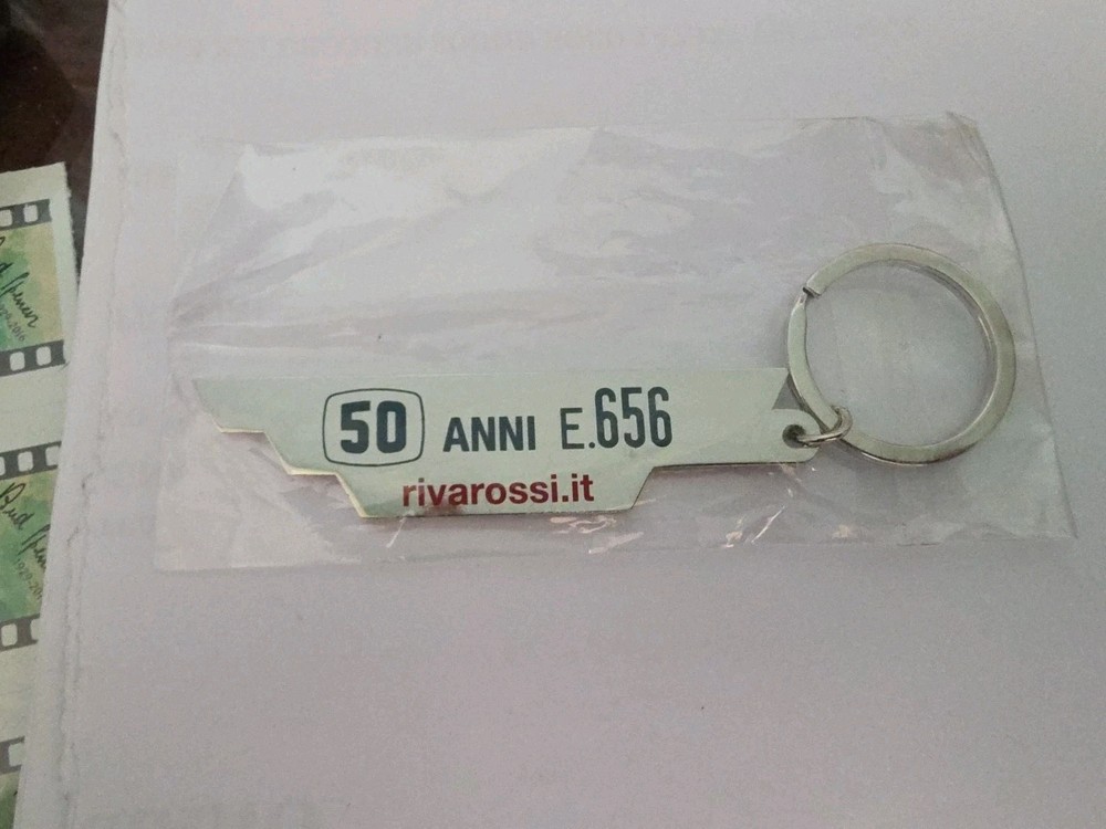 RIVAROSSI 50 years commemorative keychain E656