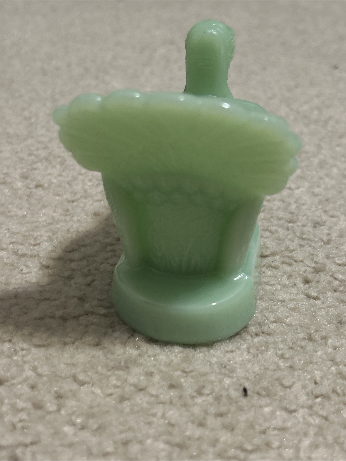 Turkey Toothpick Holder Or Small Candle - Jade - Mosser Glass, USA
