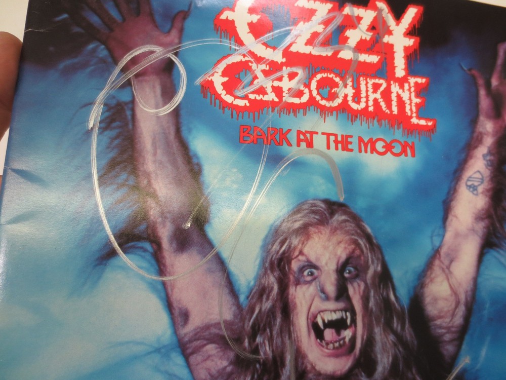 Ozzy Osbourne & Jake E. Lee Autographed Bark At The Moon World Tour 1984 Program