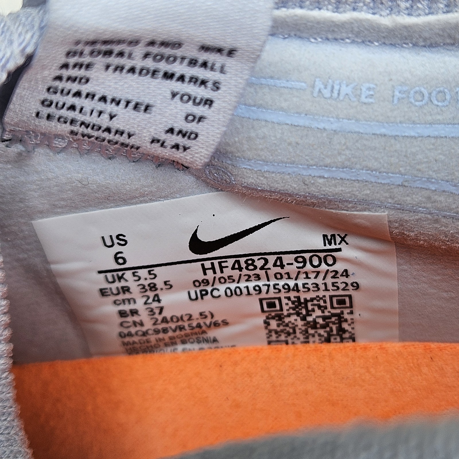 Nike Tiempo Legend 10 Elite Safari SG-Pro Soccer Cleats Men’s Size 6 HF4824-900