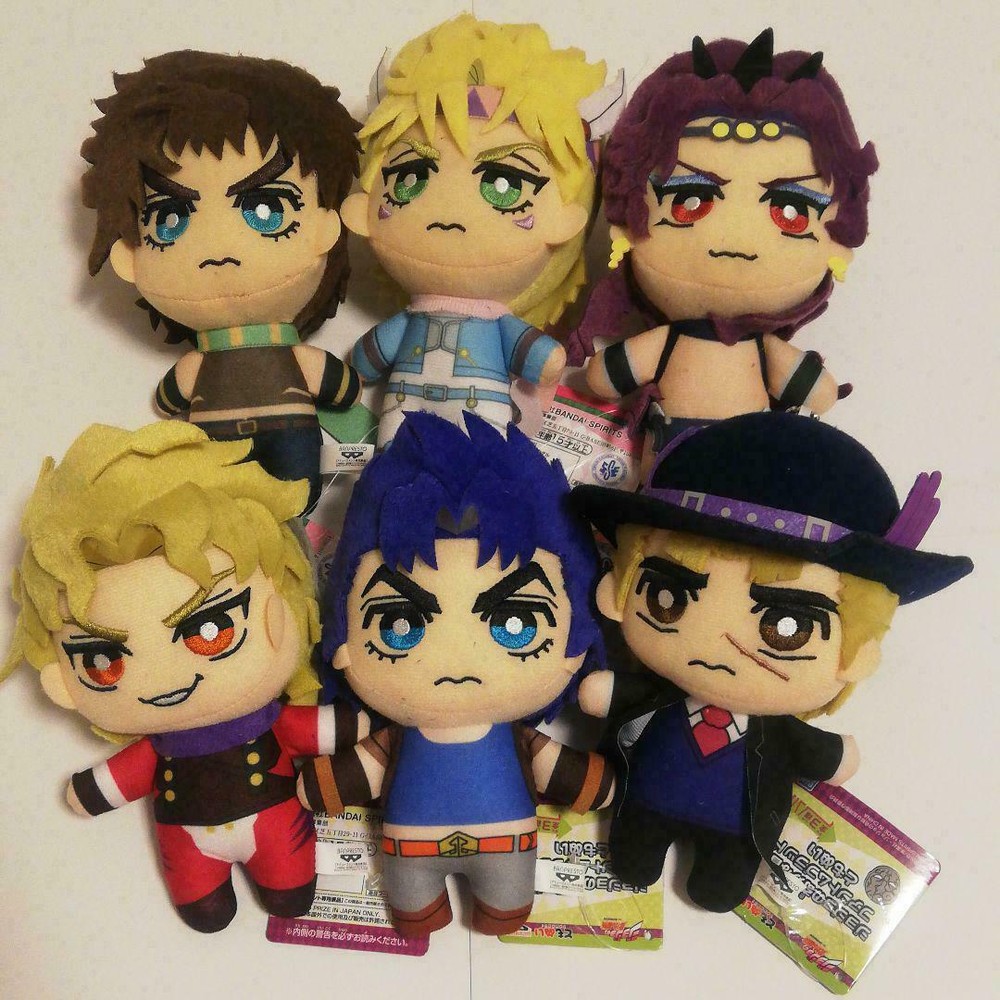 Jojos Bizarre Adventure Battle Tendency Plush Tomonui Joseph Caesar Kars plush