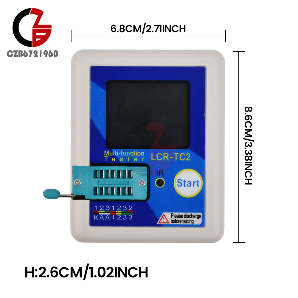 LCR-TC2 LCR-TC3 Upgraded High-precision Transistor Tester Diode Capacitance Test