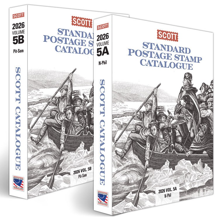 2026 Scott Standard Postage Stamp Catalog Volume 5 A/B Worldwide Countries N-Sam