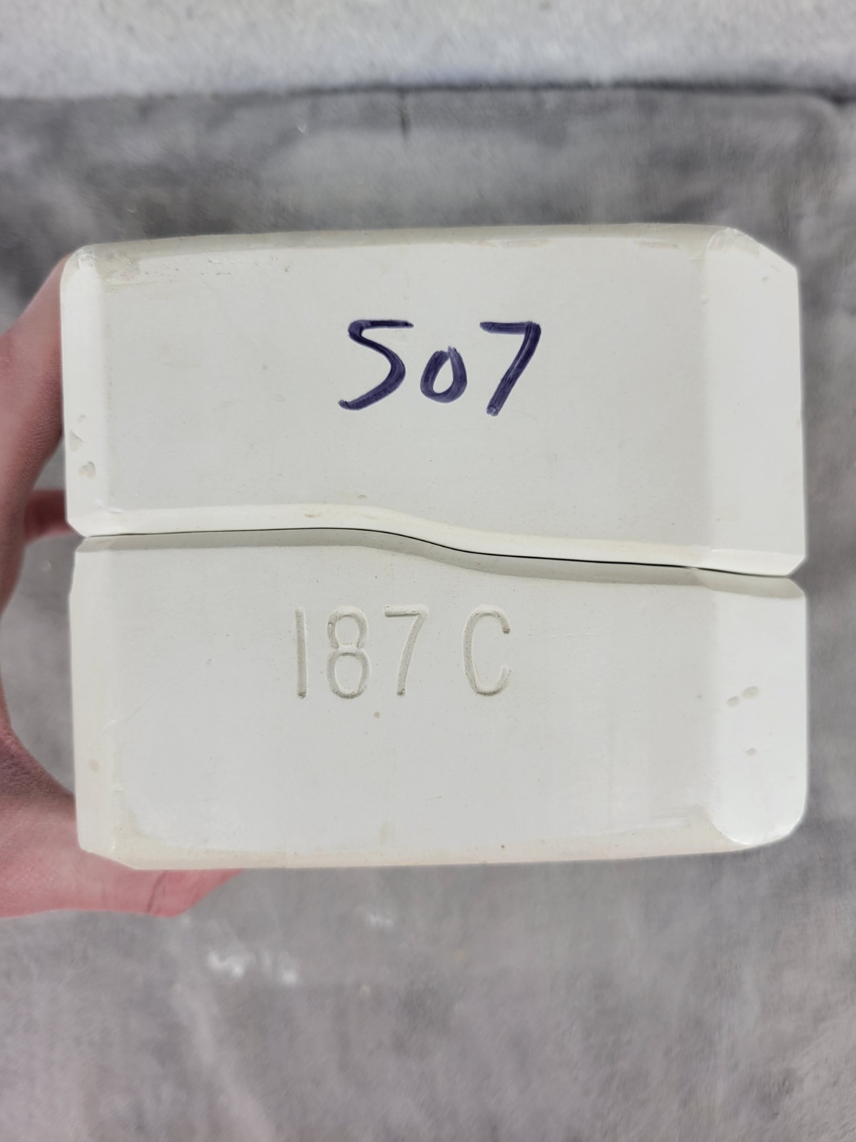 Vintage Ceramic Slip Casting Mold Of Animal Pill Boxes Duncan DM-187C