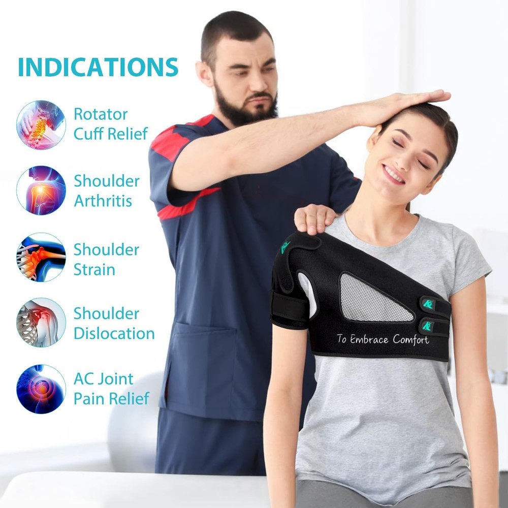 Shoulder Support Brace: Shoulder Stability Brace for Torn Rotator Cuff, AC Jo...