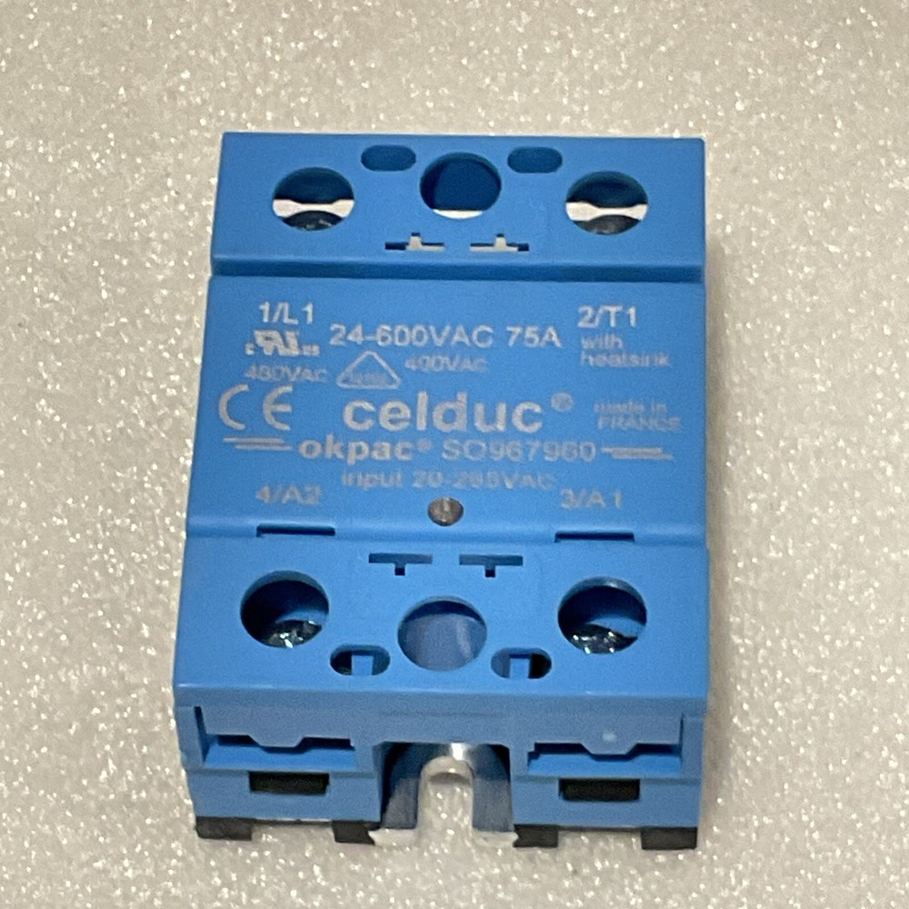 Celduc SO967960 Solid State Relay 75A 24-600VAC ( Brand New )