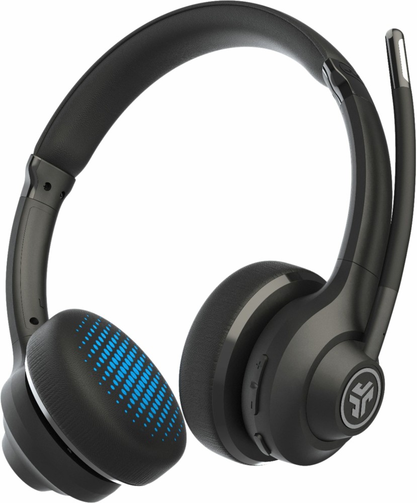 JLab - GO Work Wireless & Wired On-Ear Headset - Black