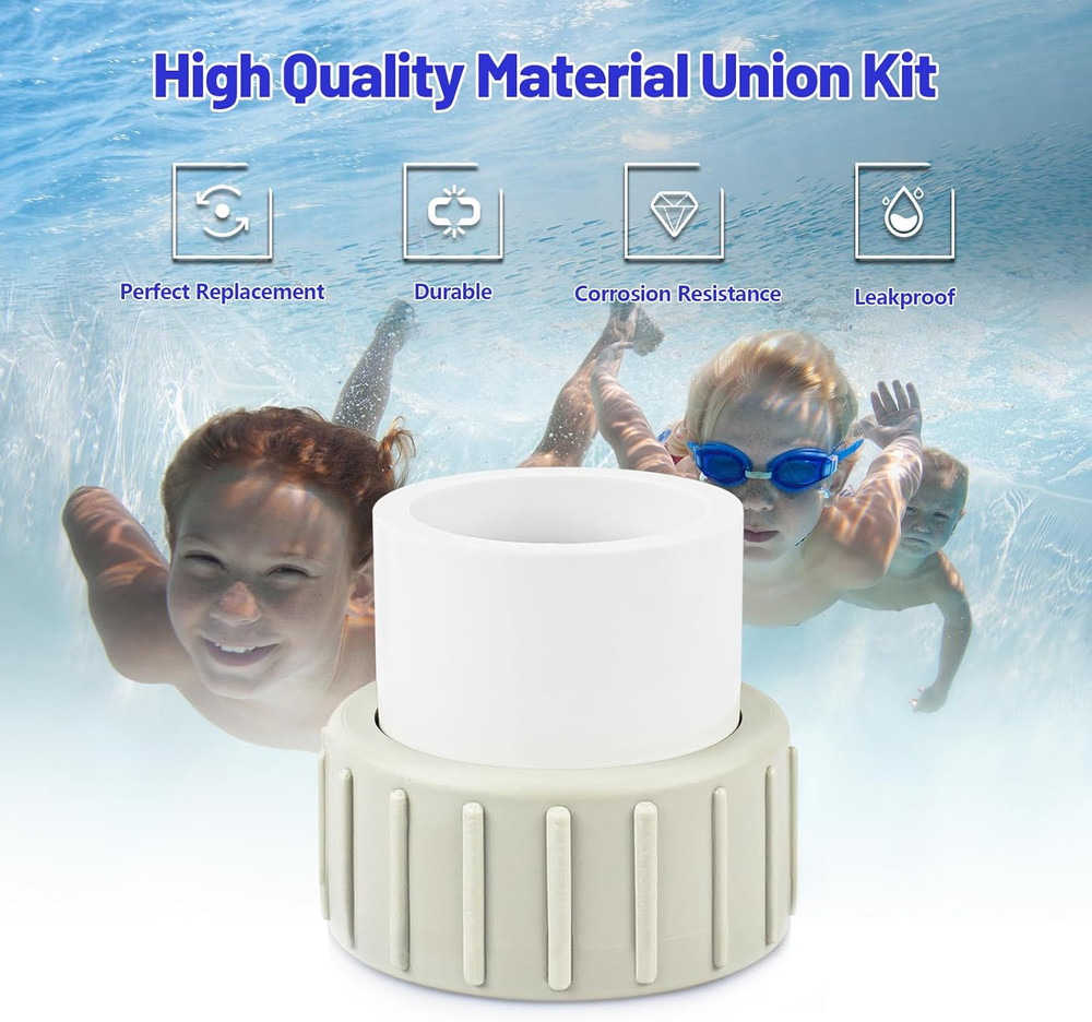 Pool Pump Union Fittings Replacement Pentair SuperFlo & Variable...