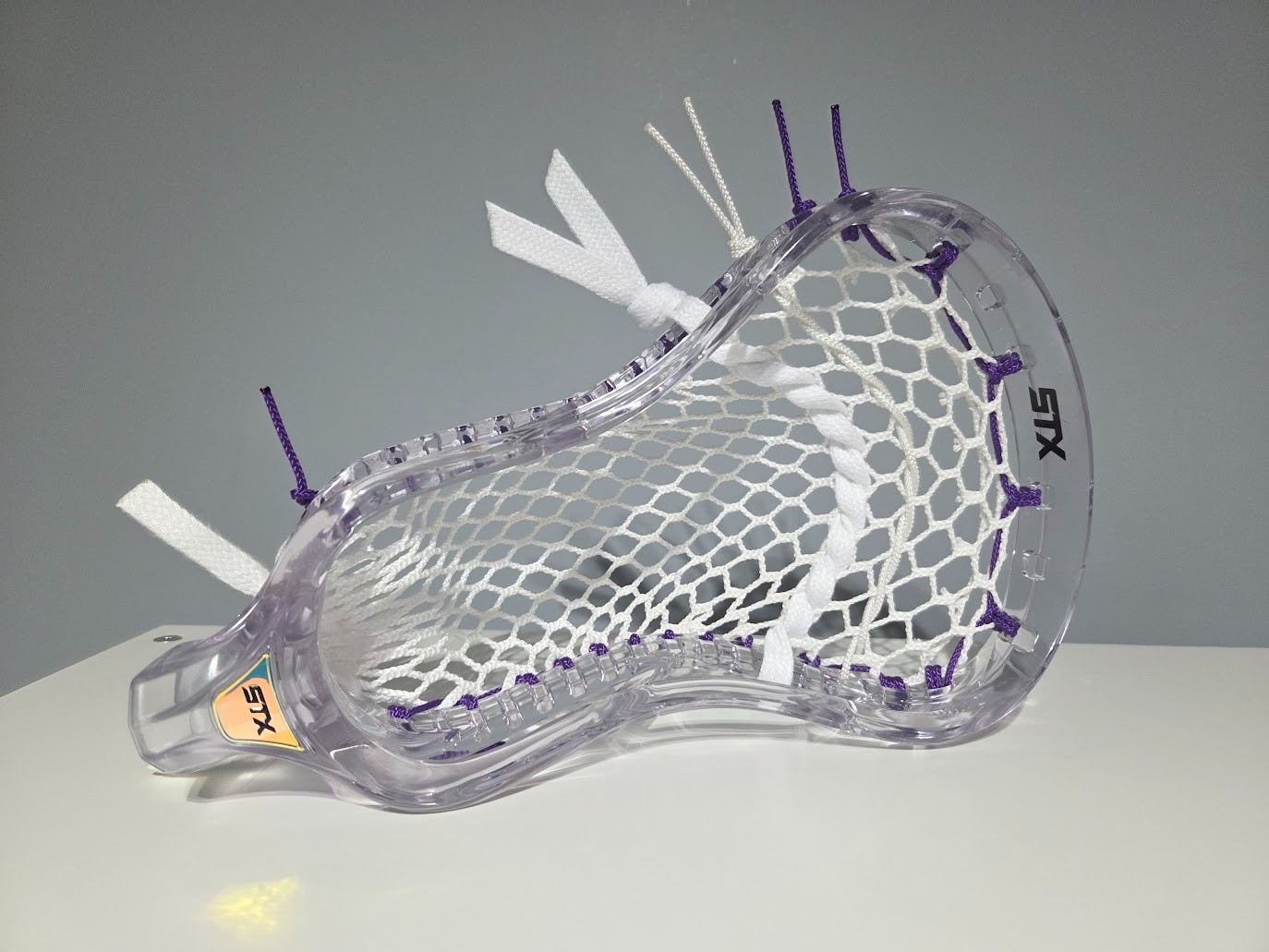 ANY COLOR Attack Pocket: New STX PRISM CLEAR Mid Low Pocket Lacrosse LAX HEAD